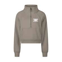 Load image into Gallery viewer, Iron2 Cropped Half-Zip Sweatshirt