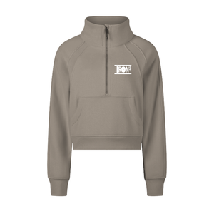 Iron2 Cropped Half-Zip Sweatshirt