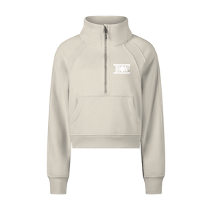 Iron2 Cropped Half-Zip Sweatshirt