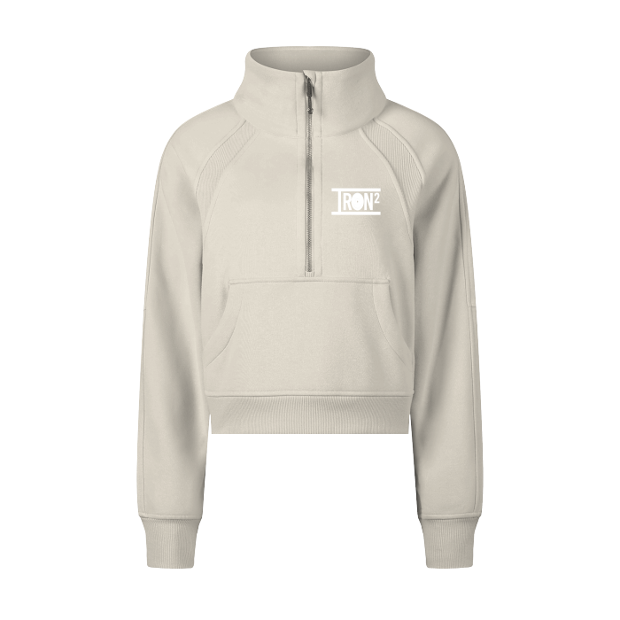 Iron2 Cropped Half-Zip Sweatshirt