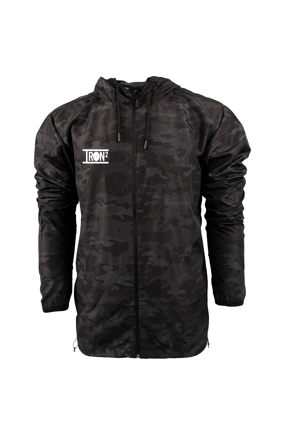 Black Camo Stormbreaker Jacket — IronSquared jacket, front view