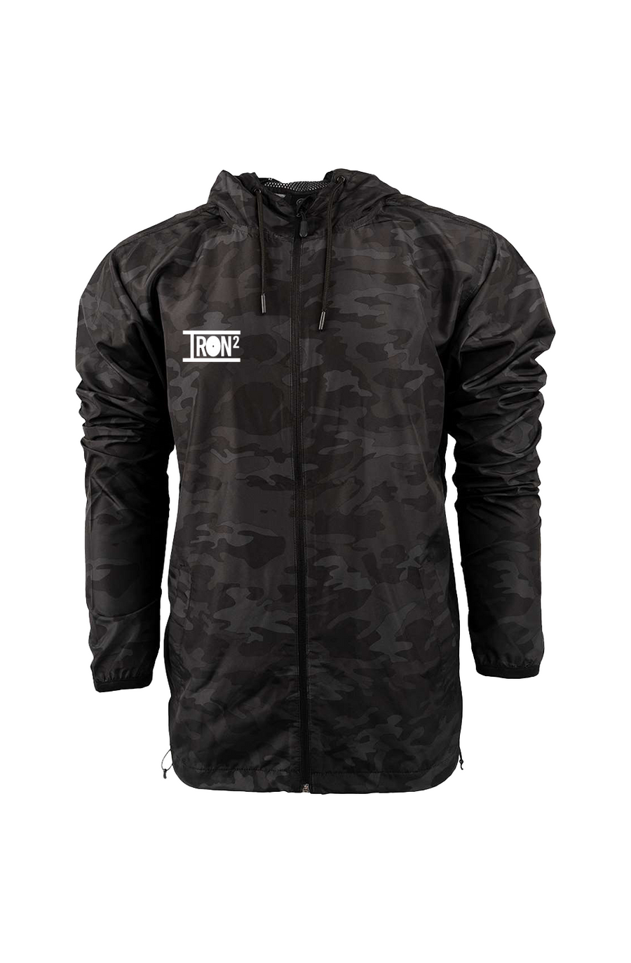 Black Camo Stormbreaker Jacket — IronSquared jacket, front view