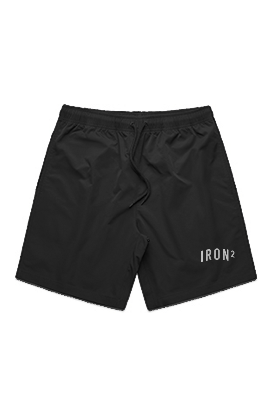 MENS TRAINING SHORTS — IronSquared men's shorts, front view