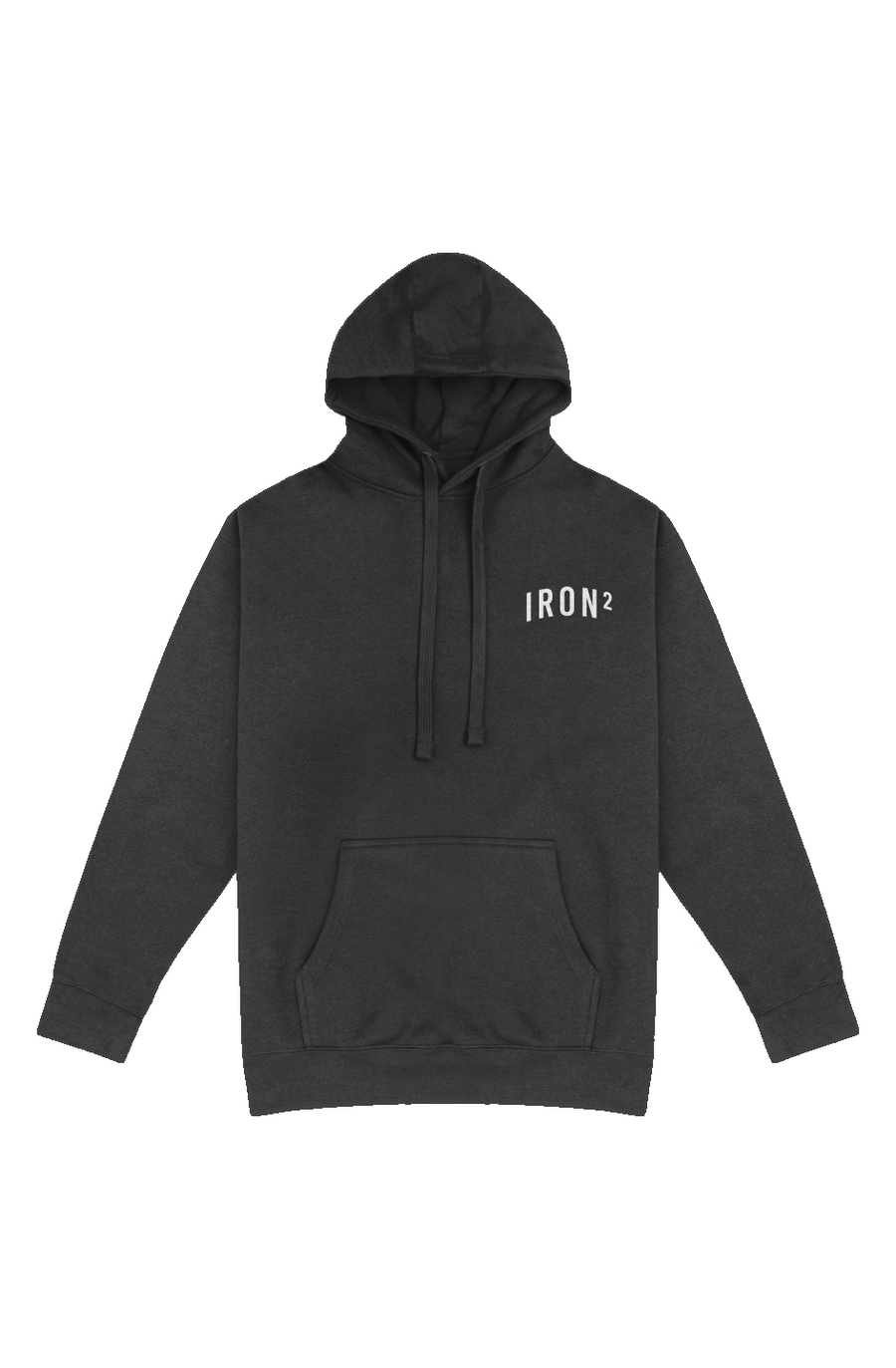 IRON² Sweatsuit Set — Charcoal | Heavyweight Hoodie + Joggers — IronSquared sweatsuit set, front view