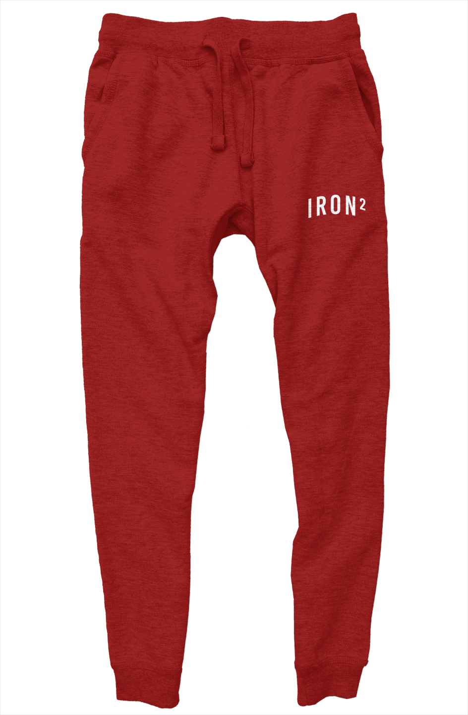 IRON² Premium Fleece Joggers — IronSquared joggers, fabric detail