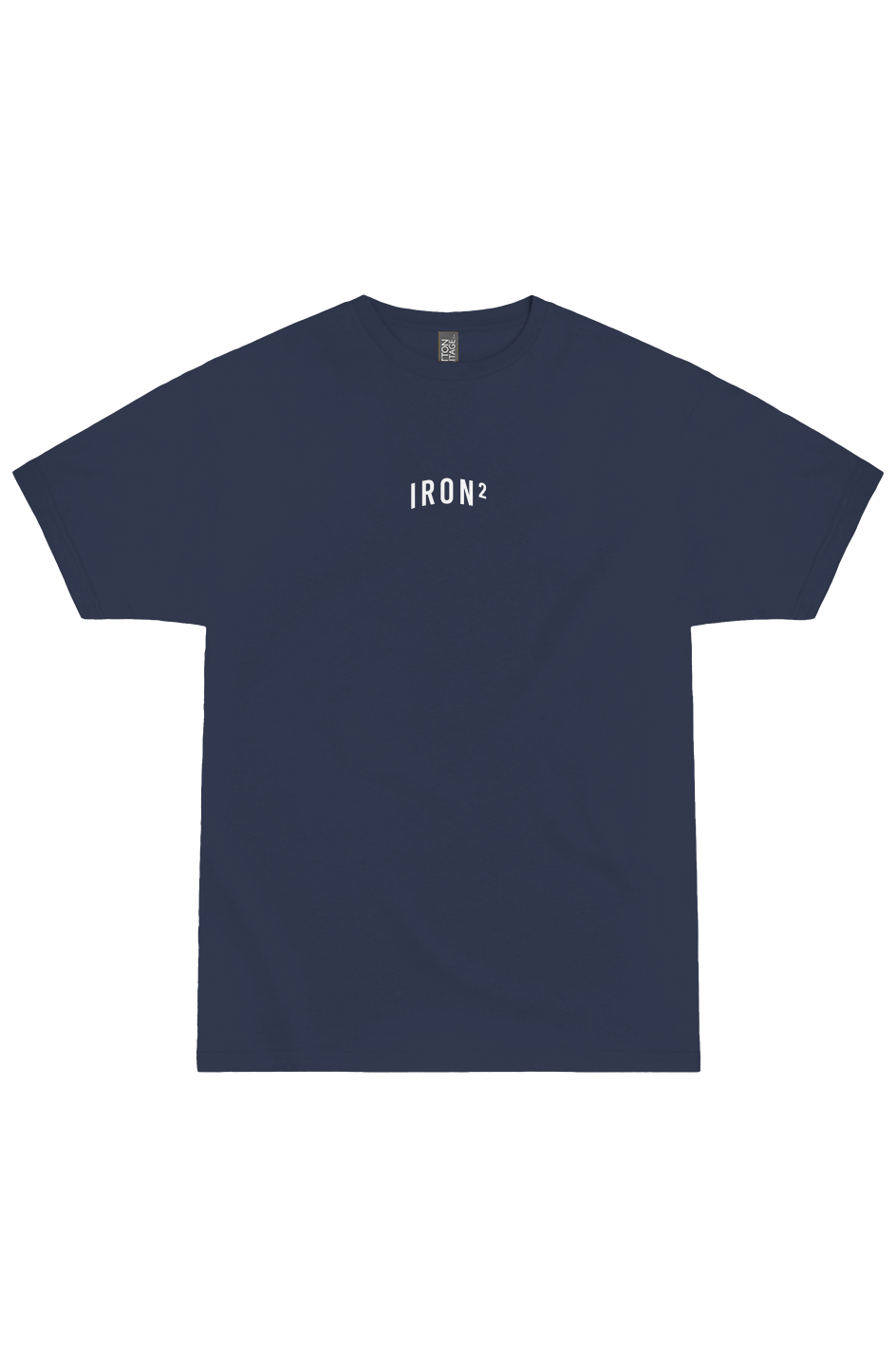 Mens Premium Tee — IronSquared men's t-shirt, fabric detail