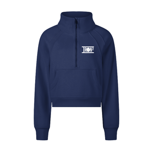 Iron2 Cropped Half-Zip Sweatshirt