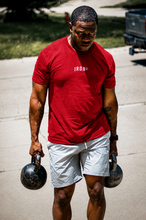 Load image into Gallery viewer, Logo Short Sleeve T — IronSquared t-shirt, side view