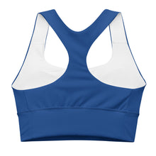 Load image into Gallery viewer, Blue sports bra
