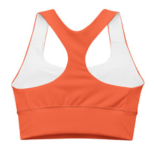 Load image into Gallery viewer, Orange Longline sports bra