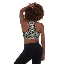 Load image into Gallery viewer, Tiger Striped Padded Sports Bra