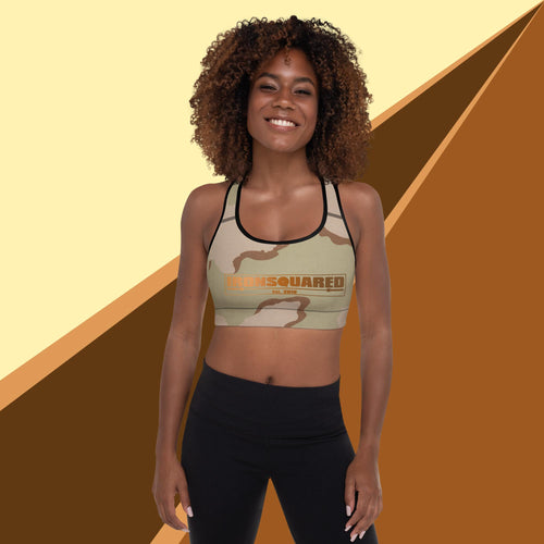 Desert Cam Padded Sports Bra