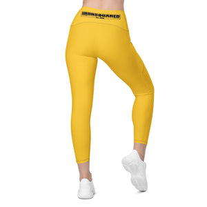 Yellow Leggings with pockets