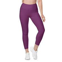 Load image into Gallery viewer, Purple Leggings with pockets