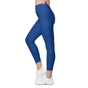 Blue Leggings with pockets