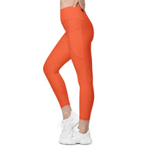 Load image into Gallery viewer, Orange Leggings with pockets