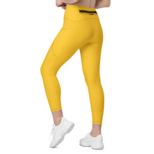 Load image into Gallery viewer, Yellow Leggings with pockets