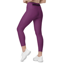 Load image into Gallery viewer, Purple Leggings with pockets