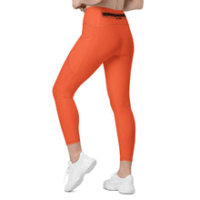 Load image into Gallery viewer, Orange Leggings with pockets
