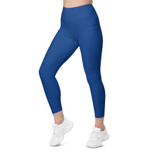 Load image into Gallery viewer, Blue Leggings with pockets