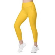 Load image into Gallery viewer, Yellow Leggings with pockets
