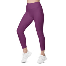 Load image into Gallery viewer, Purple Leggings with pockets