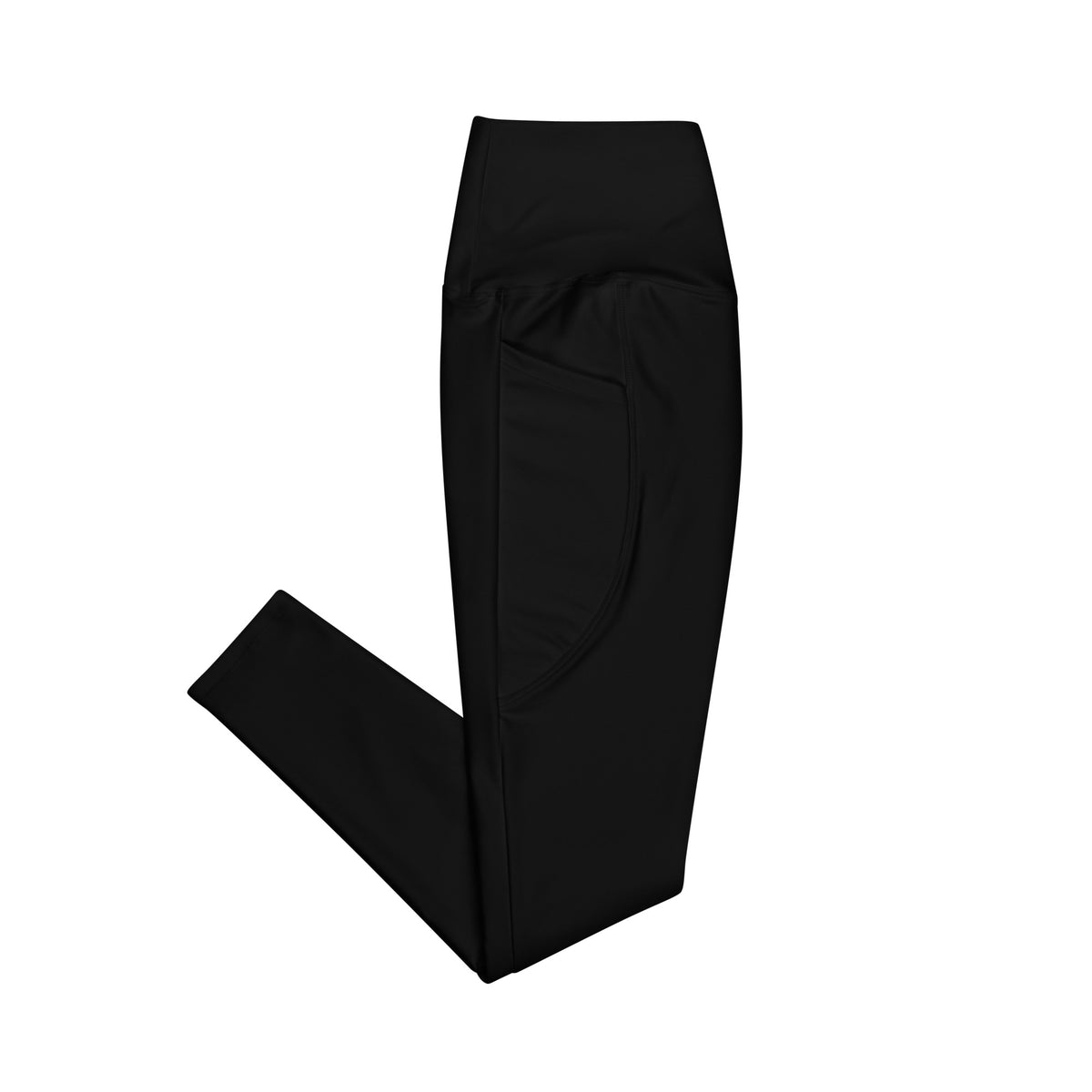 BOLD Black Leggings — IronSquared women's leggings, back view