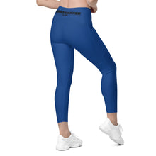 Load image into Gallery viewer, Blue Leggings with pockets