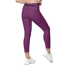Load image into Gallery viewer, Purple Leggings with pockets