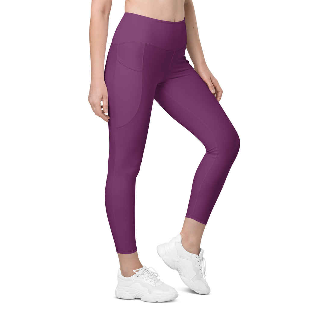 Purple Leggings with pockets