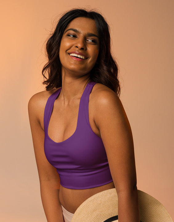 BOLD Purple Sports Bra
