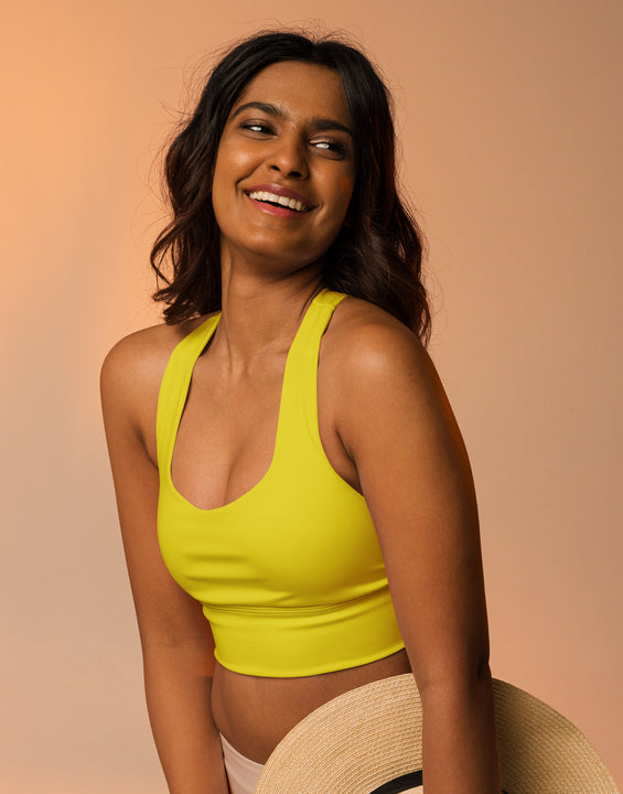 BOLD Yellow Sports Bra