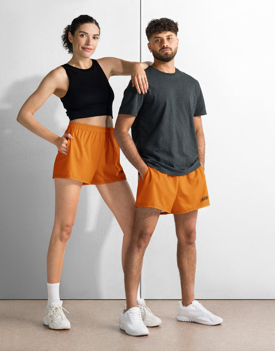 BOLD Orange Athletic Shorts