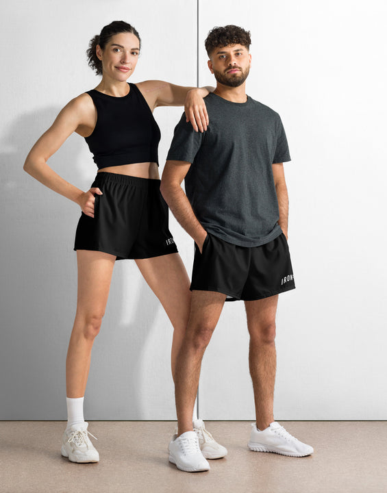 BOLD Black Athletic Shorts