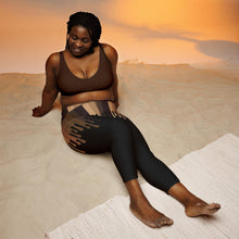 Load image into Gallery viewer, Drippin&#39; Melanin Yoga Capri Leggings