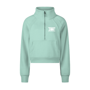 Iron2 Cropped Half-Zip Sweatshirt