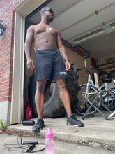 Load image into Gallery viewer, IronSquared Black WOD Shorts