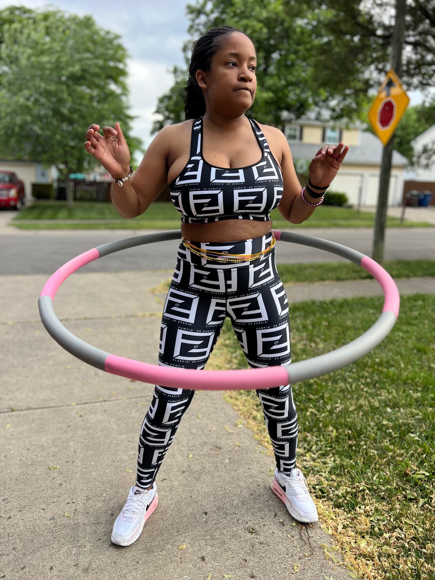 Pumpin' or Dumpin' 3.0 Leggings — IronSquared women's leggings, back view