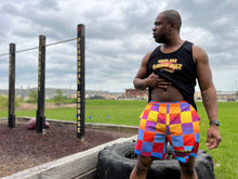 Load image into Gallery viewer, Summer Squares 2.0 WOD Shorts