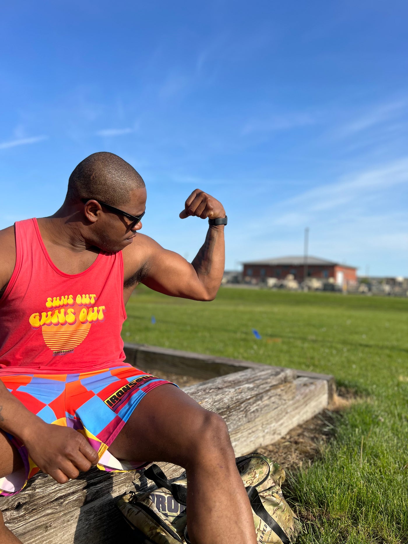 SoGo 2.0 tank top — IronSquared tank top, back view