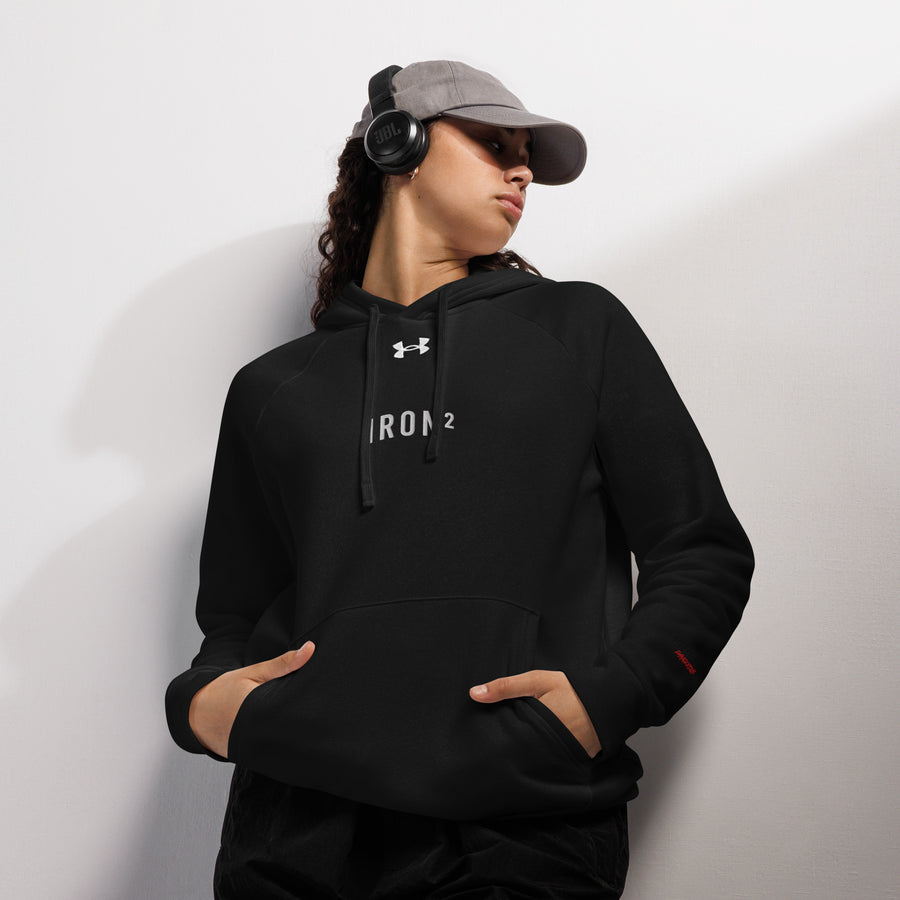 SSSD Under Armour® hoodie — IronSquared hoodie, front view