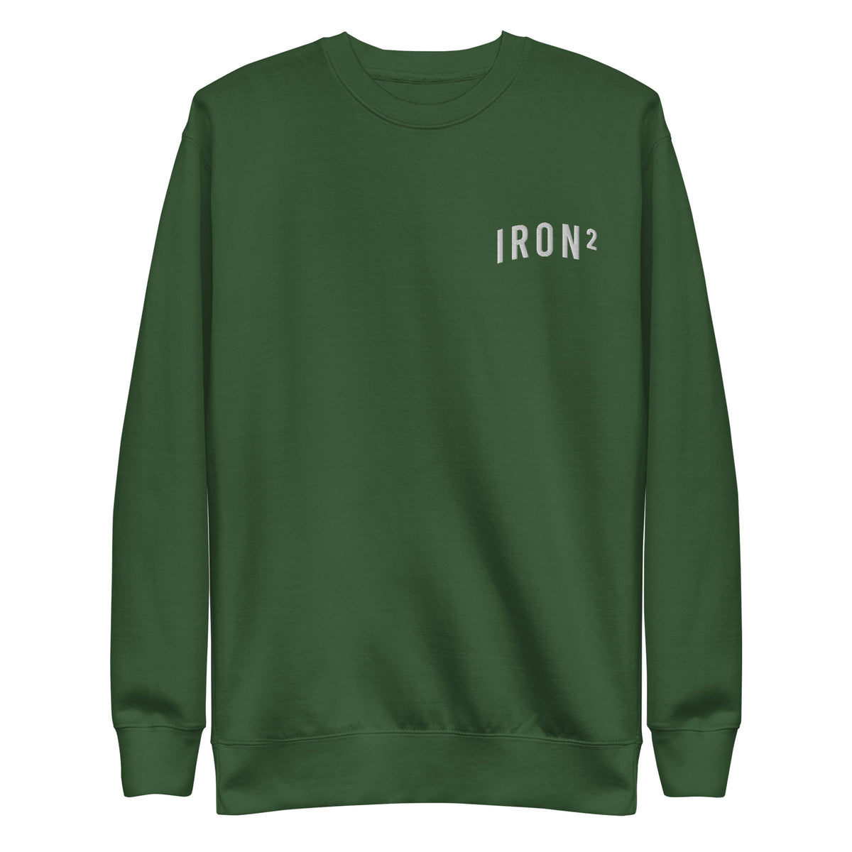 Premium Sweatshirt — IronSquared sweatshirt, full outfit view