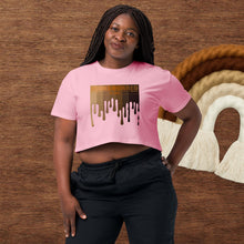 Load image into Gallery viewer, Drippin Melanin Women’s crop top