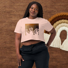 Load image into Gallery viewer, Drippin Melanin Women’s crop top