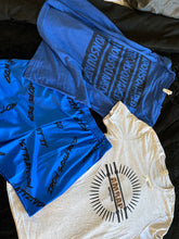 Load image into Gallery viewer, Motivation Blue WOD shorts