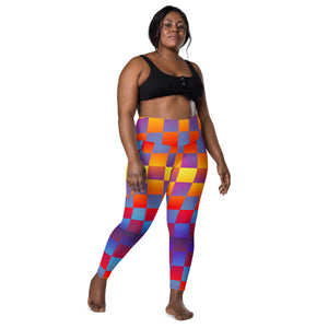 Summer Squares 2.0 Leggings w/ pockets