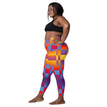Load image into Gallery viewer, Summer Squares 2.0 Leggings w/ pockets