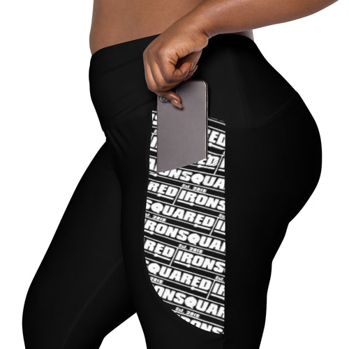 IronSquared Black Leggings with pockets