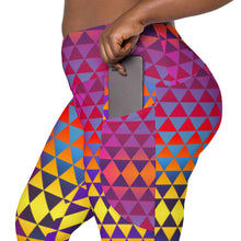 Load image into Gallery viewer, Triangles 2.1 Leggings (with pockets)