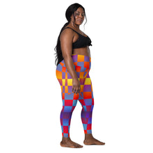 Load image into Gallery viewer, Summer Squares 2.0 Leggings w/ pockets